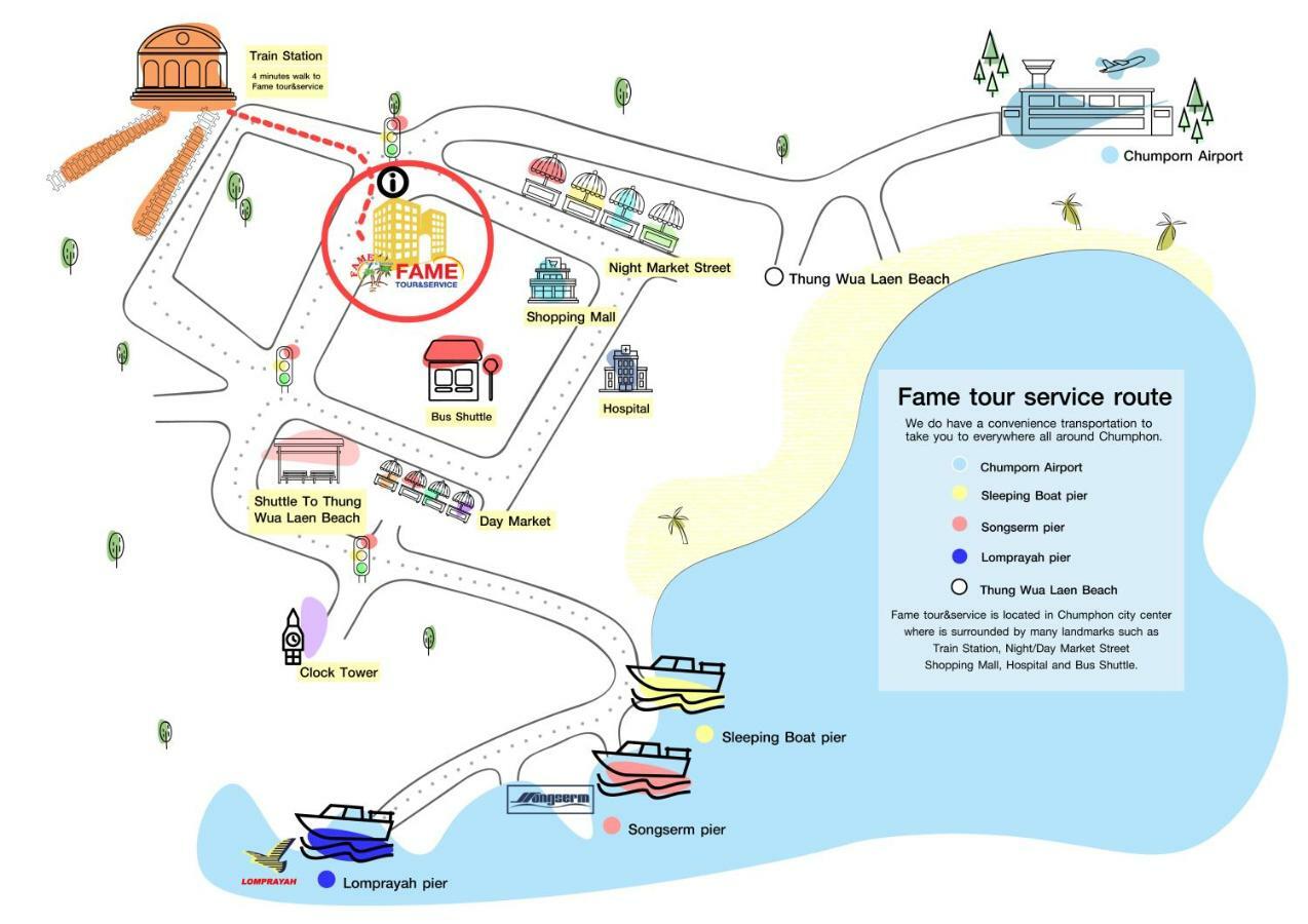 Fame Guesthouse Chumphon Luaran gambar